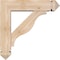 Ekena Millwork Funston Arts and Crafts Smooth Bracket w/ Offset Brace, Douglas Fir, 5 1/2"W x 20"D x 20"H BKT0604X20X20FST03SDF - alternate 2